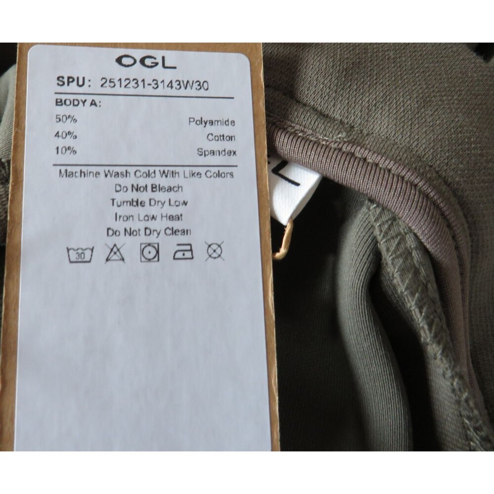 NWT OGL Wide Leg Trousers in Olive Medium - Picture 9 of 10